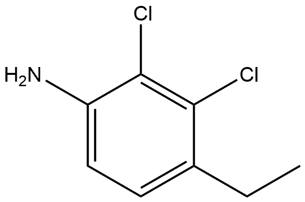 2,3-Dichloro-4-ethylbenzenamine Structure