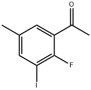 1-(2-Fluoro-3-iodo-5-methylphenyl)ethanone Structure