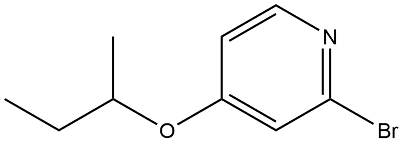 2-Bromo-4-(1-methylpropoxy)pyridine Structure