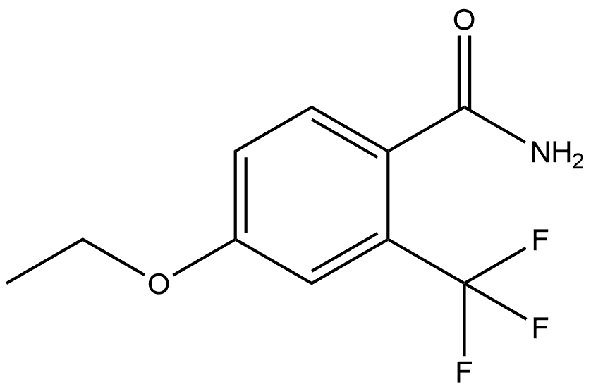 4-Ethoxy-2-(trifluoromethyl)benzamide Structure