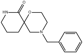 4-benzyl-1-oxa-4,8-diazaspiro[5.5]undecan-7-one Structure