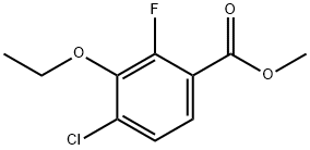 Methyl 4-chloro-3-ethoxy-2-fluorobenzoate Structure