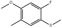 (2-Fluoro-4-methoxy-5-methylphenyl)(methyl)sulfane Structure