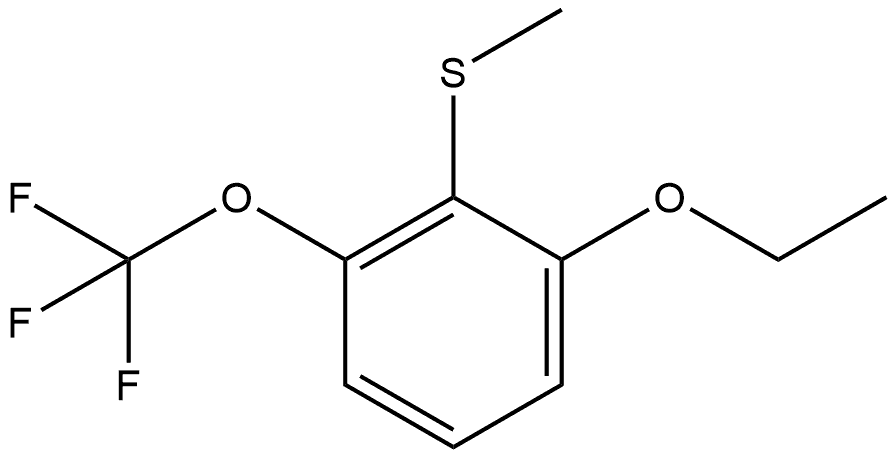 1-Ethoxy-2-(methylthio)-3-(trifluoromethoxy)benzene Structure