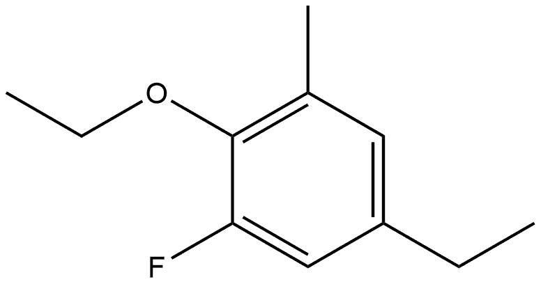 2-Ethoxy-5-ethyl-1-fluoro-3-methylbenzene Structure