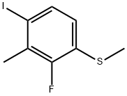 (2-Fluoro-4-iodo-3-methylphenyl)(methyl)sulfane Structure