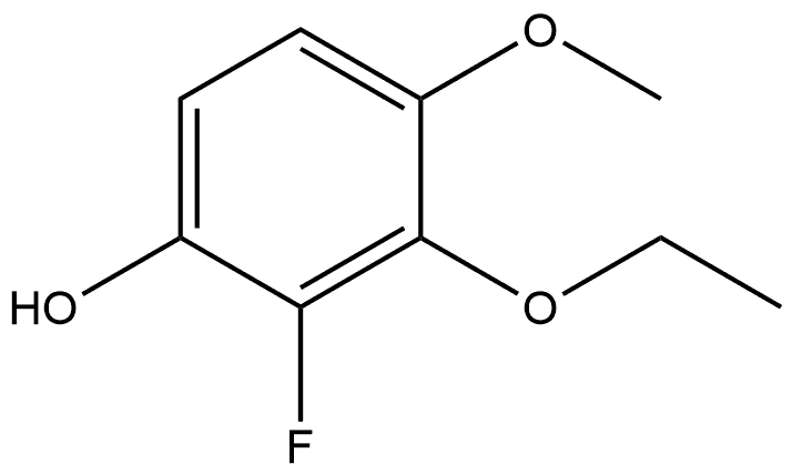 3-Ethoxy-2-fluoro-4-methoxyphenol Structure