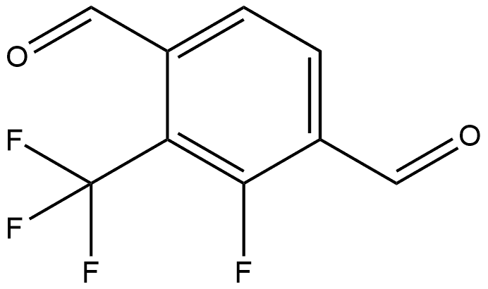 2-fluoro-3-(trifluoromethyl)terephthalaldehyde Structure