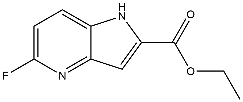 ethyl 5-fluoro-1H-pyrrolo[3,2-b]pyridine-2-carboxylate Structure
