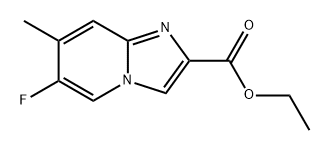 ethyl 6-fluoro-7-methylimidazo[1,2-a]pyridine-2-carboxylate Structure