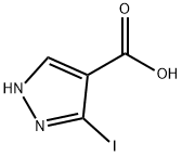 1H-Pyrazole-4-carboxylic acid, 3-iodo- Structure