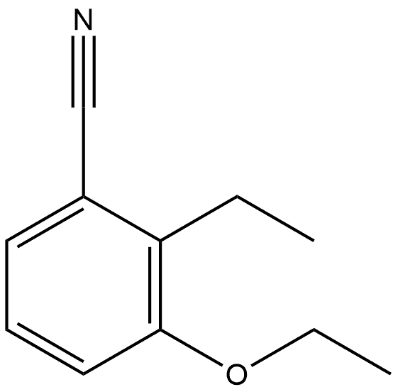 3-Ethoxy-2-ethylbenzonitrile Structure