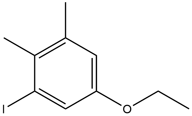 5-Ethoxy-1-iodo-2,3-dimethylbenzene Structure