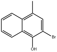 1-Naphthalenol, 2-bromo-4-methyl- Structure