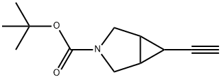 3-Azabicyclo[3.1.0]hexane-3-carboxylic acid, 6-ethynyl-, 1,1-dimethylethyl ester Structure