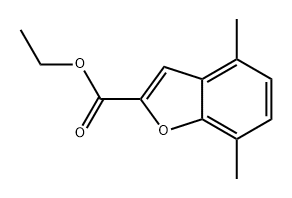 ethyl 4,7-dimethylbenzofuran-2-carboxylate Structure