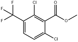 Benzoic acid, 2,6-dichloro-3-(trifluoromethyl)-, methyl ester Structure