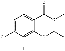 Methyl 4-chloro-2-ethoxy-3-fluorobenzoate Structure