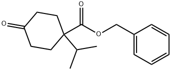 benzyl 1-isopropyl-4-oxocyclohexane-1-carboxylate Structure