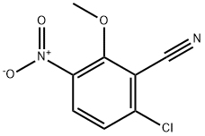 6-Chloro-2-methoxy-3-nitrobenzonitrile Structure