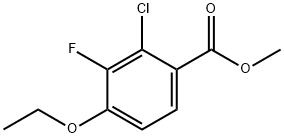 Methyl 2-chloro-4-ethoxy-3-fluorobenzoate Structure