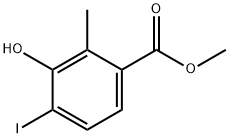 Benzoic acid, 3-hydroxy-4-iodo-2-methyl-, methyl ester 구조식 이미지