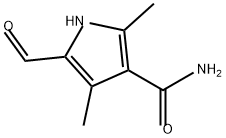 1H-Pyrrole-3-carboxamide, 5-formyl-2,4-dimethyl- 구조식 이미지