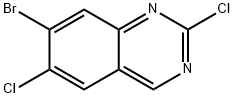 Quinazoline, 7-bromo-2,6-dichloro- Structure