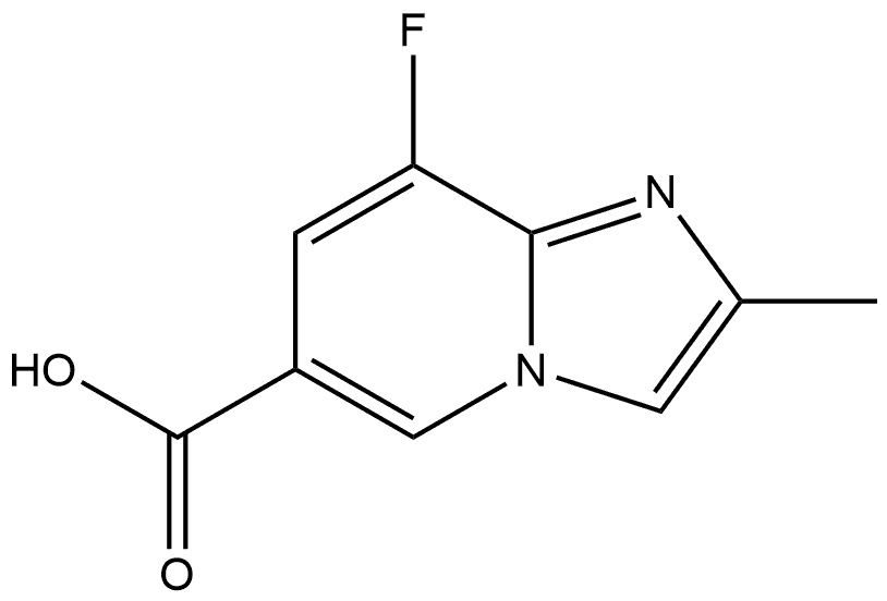 8-Fluoro-2-methylimidazo[1,2-a]pyridine-6-carboxylic acid 구조식 이미지