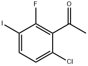 1-(6-Chloro-2-fluoro-3-iodophenyl)ethanone Structure