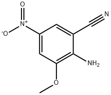 2-Amino-3-methoxy-5-nitrobenzonitrile Structure