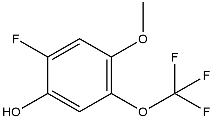 2-Fluoro-4-methoxy-5-(trifluoromethoxy)phenol Structure