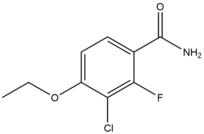 3-Chloro-4-ethoxy-2-fluorobenzamide 구조식 이미지