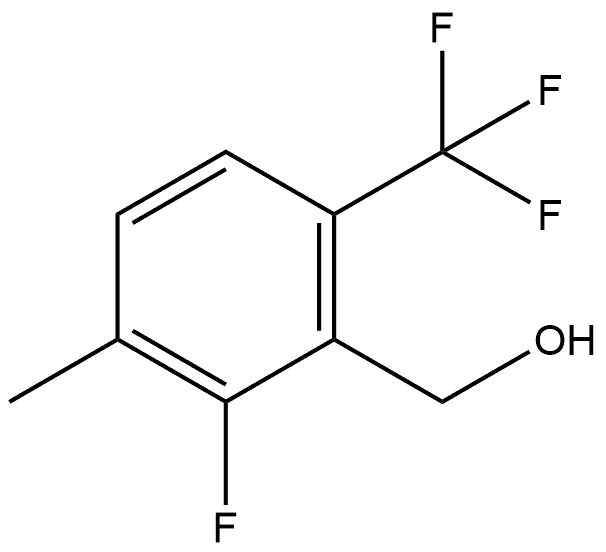 2-Fluoro-3-methyl-6-(trifluoromethyl)benzenemethanol Structure