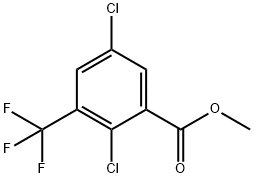 Methyl 2,5-dichloro-3-(trifluoromethyl)benzoate Structure