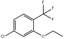 4-Chloro-2-ethoxy-1-(trifluoromethyl)benzene Structure