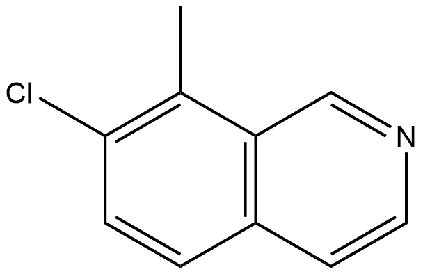 7-chloro-8-methylisoquinoline Structure