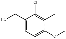 (2-Chloro-4-methoxy-3-methylphenyl)methanol Structure