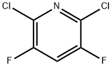 Pyridine, 2,6-dichloro-3,5-difluoro- Structure