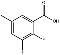 2-Fluoro-3-iodo-5-methylbenzoic acid Structure