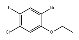 1-Bromo-4-chloro-2-ethoxy-5-fluorobenzene 구조식 이미지