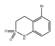 1H-2,1-Benzothiazine, 5-bromo-3,4-dihydro-, 2,2-dioxide 구조식 이미지