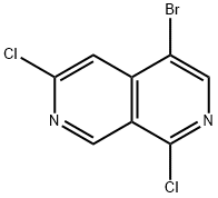 2,7-Naphthyridine, 4-bromo-1,6-dichloro- 구조식 이미지