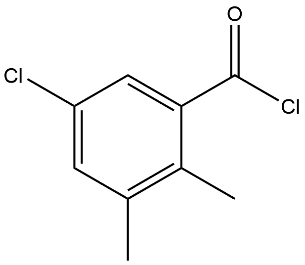 5-Chloro-2,3-dimethylbenzoyl chloride Structure