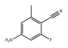 Benzonitrile, 4-amino-2-fluoro-6-methyl- Structure