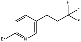 Pyridine, 2-bromo-5-(3,3,3-trifluoropropyl)- 구조식 이미지