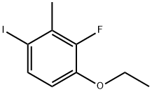 1-Ethoxy-2-fluoro-4-iodo-3-methylbenzene Structure