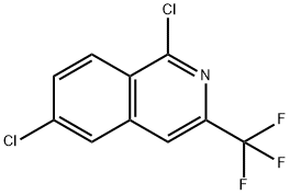 Isoquinoline, 1,6-dichloro-3-(trifluoromethyl)- 구조식 이미지