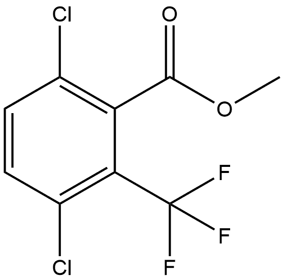 Methyl 3,6-dichloro-2-(trifluoromethyl)benzoate Structure