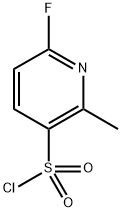 6-fluoro-2-methylpyridine-3-sulfonyl chloride Structure